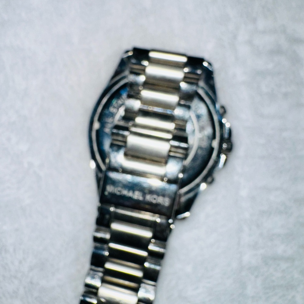 Michael Kors Silver Chronograph Watch - Picture 4 of 6